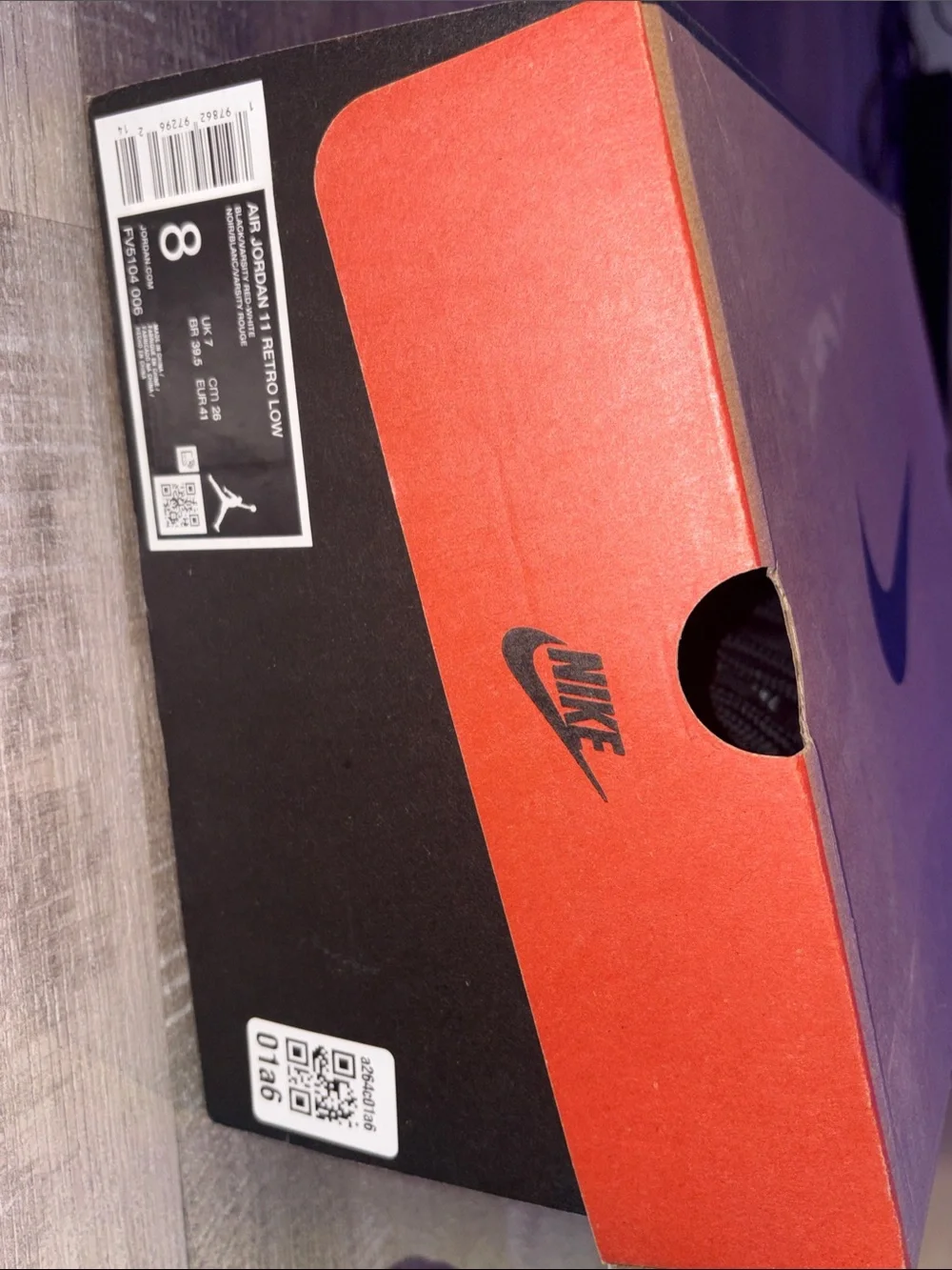 Jordan Kids Black, White & Red Low-Top Basketball Sneakers